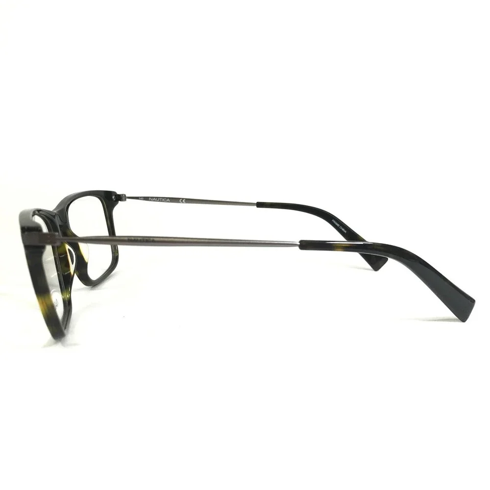 Nautica Eyeglasses Frames N8134 206 Gray Tortoise Square Full Rim 54-18-145